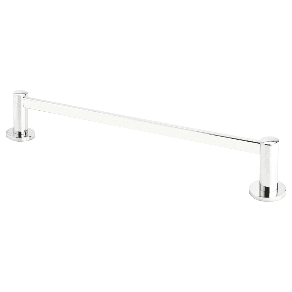 30" Modern Ribbon and Reed Rosette Towel Bar, Oil Rubbed Bronze Main - Image