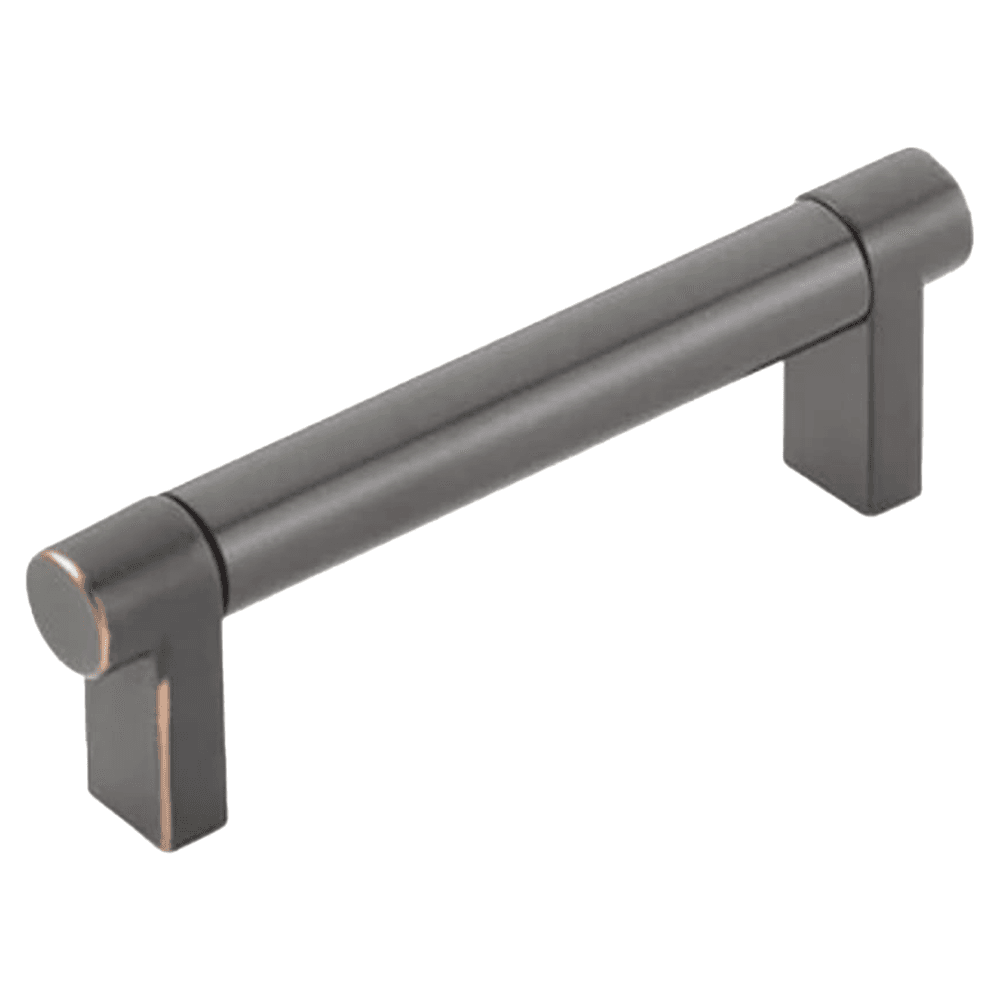3-1/2" Select Rectangular Smooth Cabinet Pull ,Oil Rubbed Bronze Main - Image