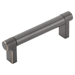 3-1/2" Select Rectangular Smooth Cabinet Pull ,Oil Rubbed Bronze Main - Image