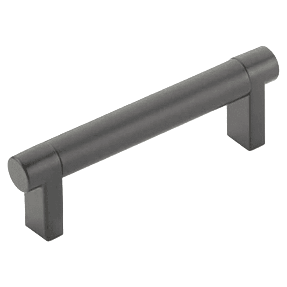 3-1/2" Select Rectangular Smooth Cabinet Pull ,Flat Black Main - Image