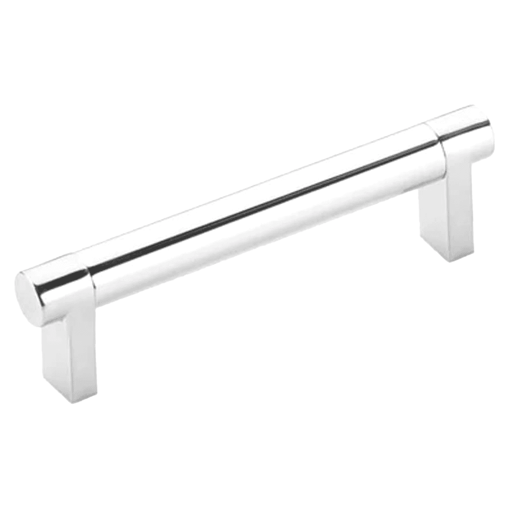 4" Select Rectangular Smooth Cabinet Pull ,Polished Chrome Main - Image
