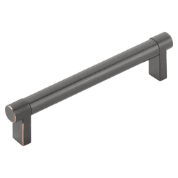 5" Select Rectangular Stem Smooth Cabinet Pull, Flat Black/Oil Rubbed Bronze Main - Image