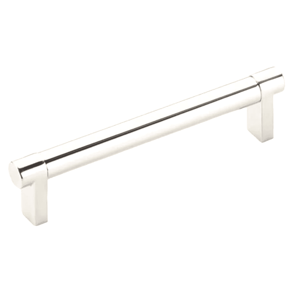 5" Select Rectangular Smooth Cabinet Pull ,Polished Nickel Main - Image