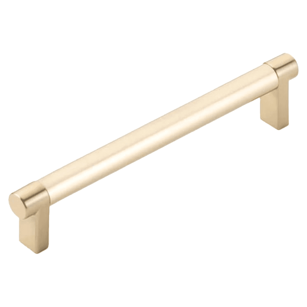 6" Select Rectangular Smooth Cabinet Pull ,Satin Brass Main - Image