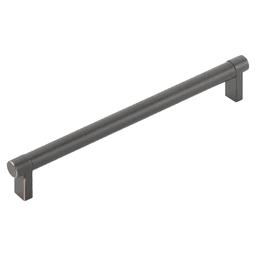 8" Select Rectangular Stem Smooth Cabinet Pull, Satin Copper/Oil Rubbed Bronze Main - Image