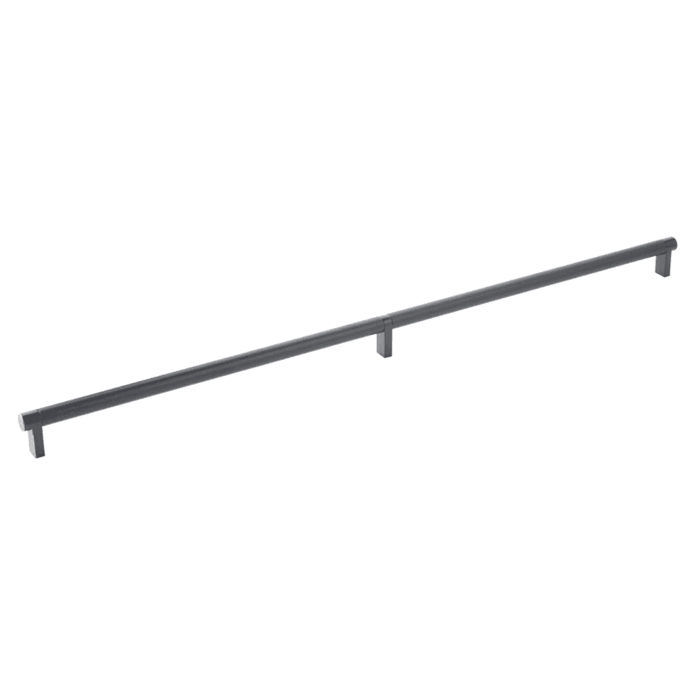 8" Select Rectangular Stem Knurled Cabinet Pull, Oil Rubbed Bronze/Satin Copper Main - Image