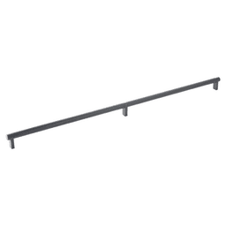 8" Select Rectangular Stem Knurled Cabinet Pull, Oil Rubbed Bronze/Satin Copper Main - Image