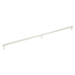 8" Select Rectangular Stem Knurled Cabinet Pull, Satin Nickel/Satin Copper Main - Image