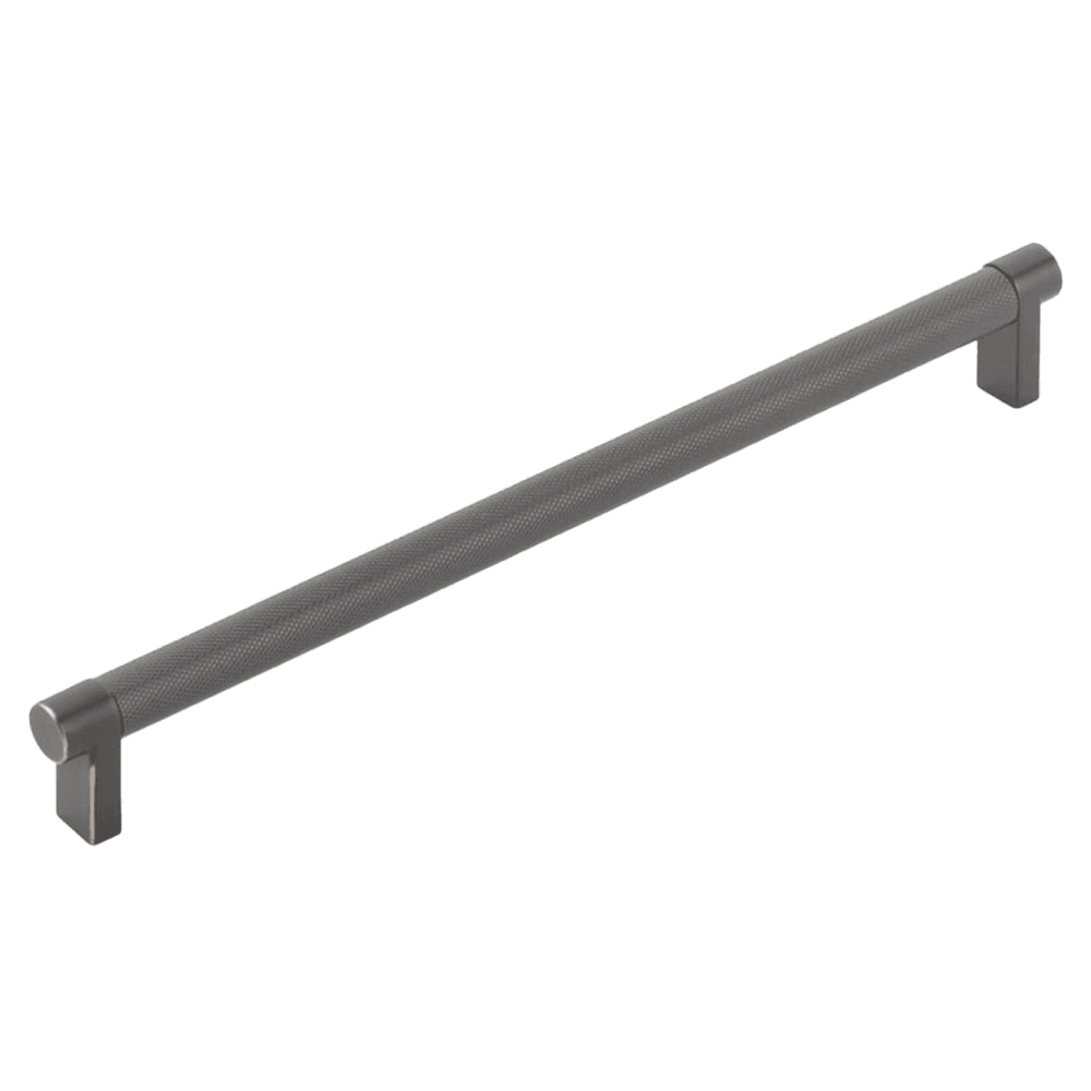10" Select Rectangular Knurled Cabinet Pull, Oil Rubbed Bronze/Satin Copper Main - Image