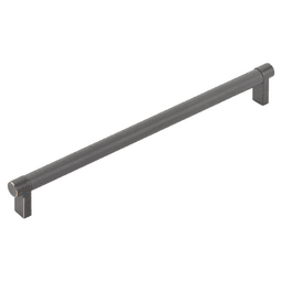 10" Select Rectangular Knurled Cabinet Pull, Oil Rubbed Bronze/Satin Copper Main - Image