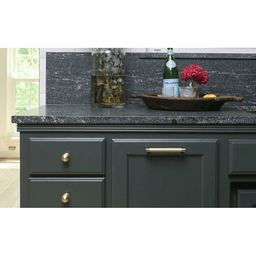 10" Select Rectangular Stem Smooth Cabinet Pull, Satin Brass/Satin Nickel Alt 1 - Image