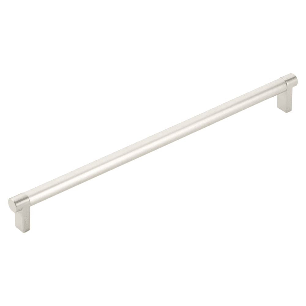 12" Select Rectangular Smooth Cabinet Pull ,Satin Nickel Main - Image