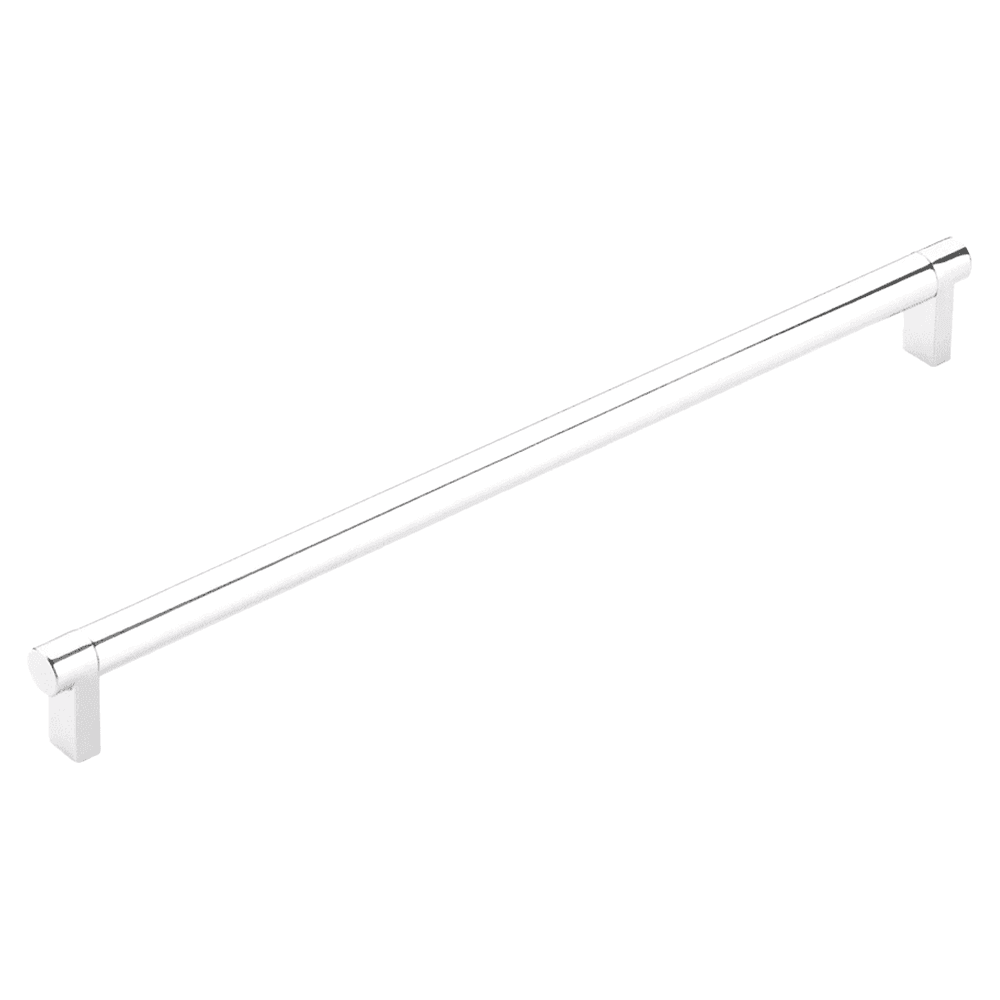 12" Select Rectangular Smooth Cabinet Pull ,Polished Chrome Main - Image