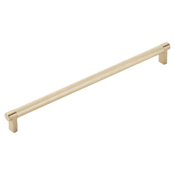 12" Select Rectangular Knurled Cabinet Pull, Satin Brass/Satin Copper Main - Image
