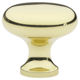 1-1/4" Providence Cabinet Knob, Polished Brass Main - Image