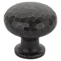 1-1/4" Arts and Crafts Round Dimpled Cabinet Knob, Oil Rubbed Bronze Main - Image