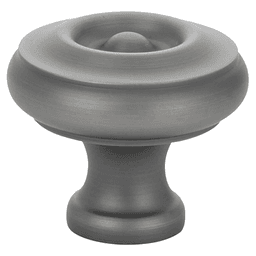 1-1/4" Waverly Cabinet Knob, Flat Black Main - Image