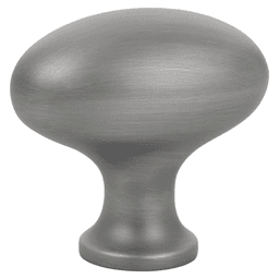 1-3/4" Egg Cabinet Knob, Pewter Main - Image