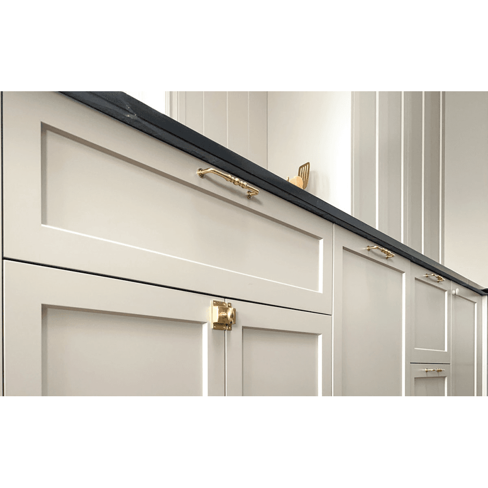 3" Spindle Cabinet Pull, Flat Black Alt 3 - Image