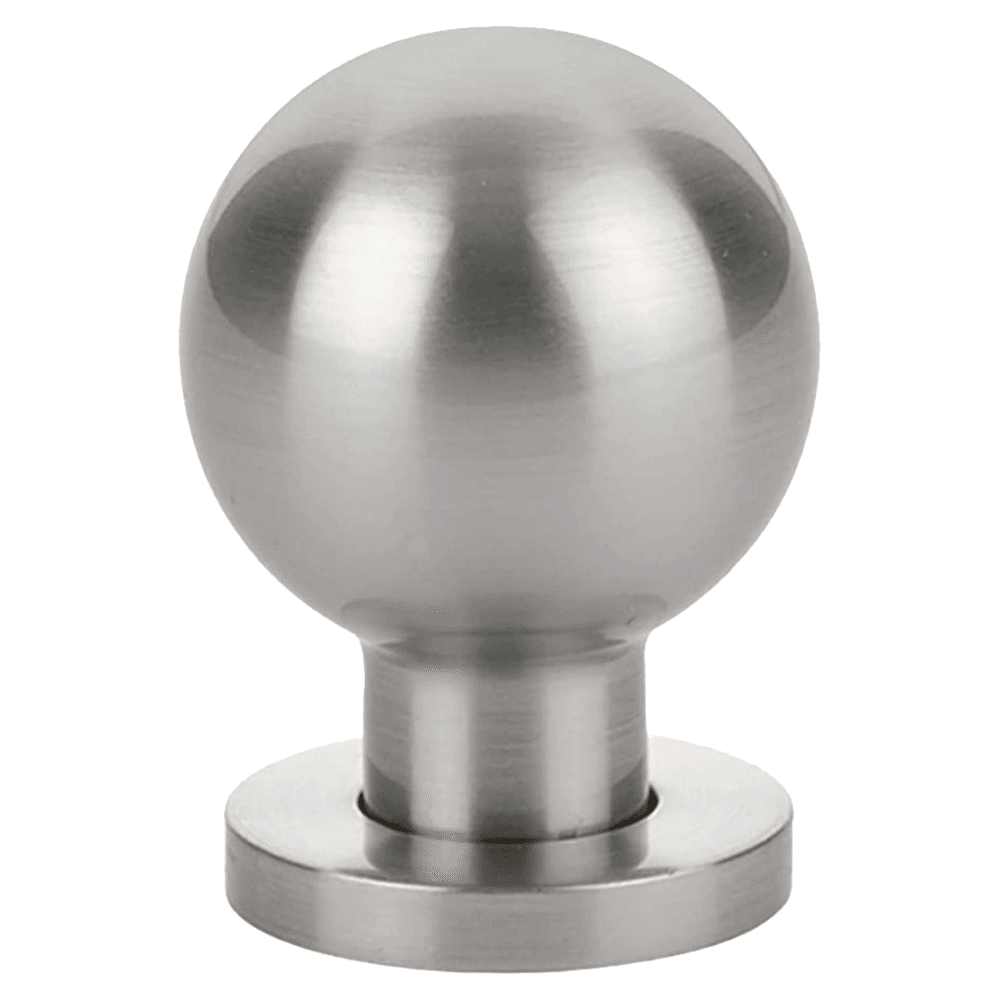1-1/8" Globe Cabinet Knob, Satin Nickel Main - Image