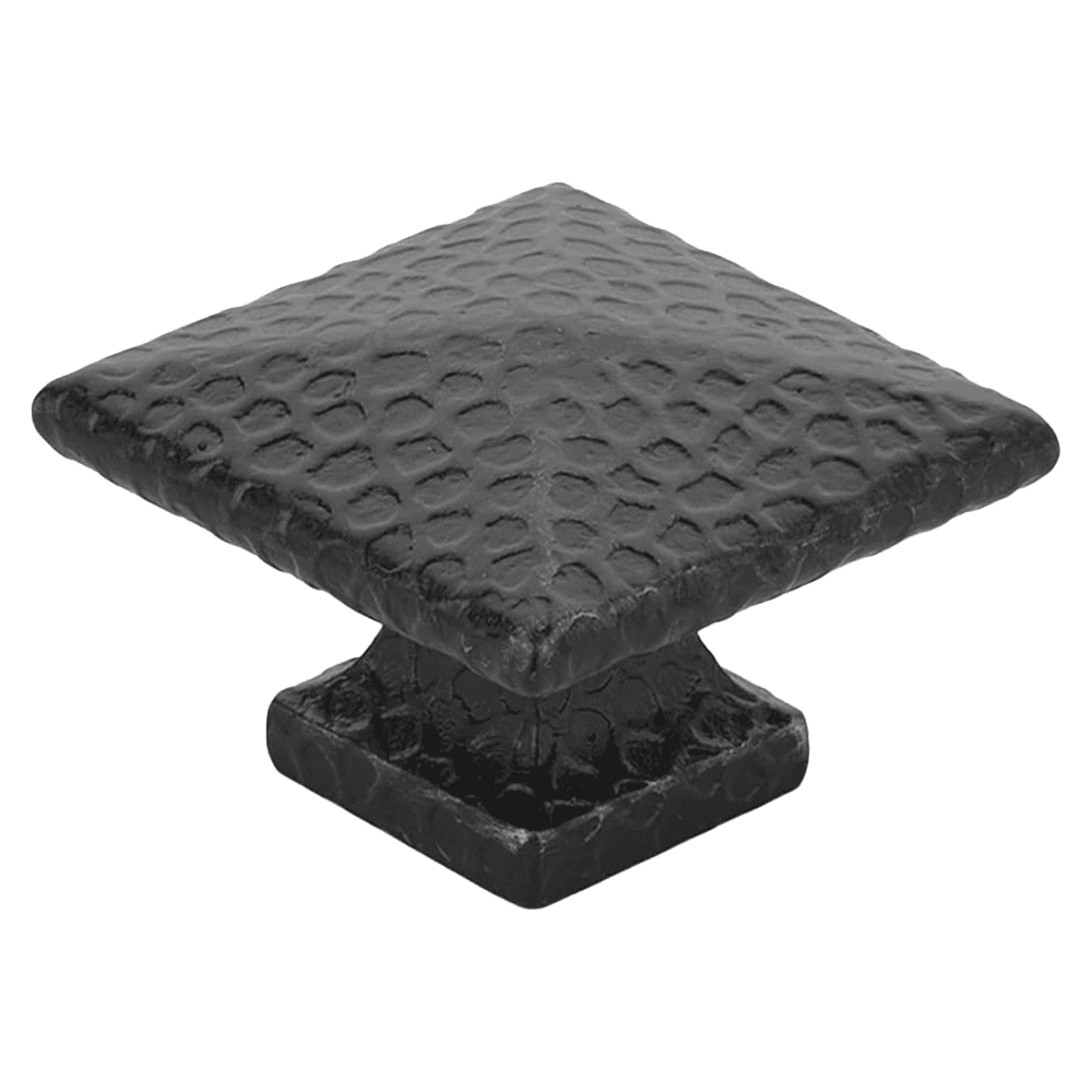 1-3/4" Arts and Crafts Square Dimpled Cabinet Knob, Oil Rubbed Bronze Main - Image