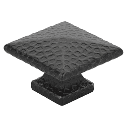 1-3/4" Arts and Crafts Square Dimpled Cabinet Knob, Oil Rubbed Bronze Main - Image
