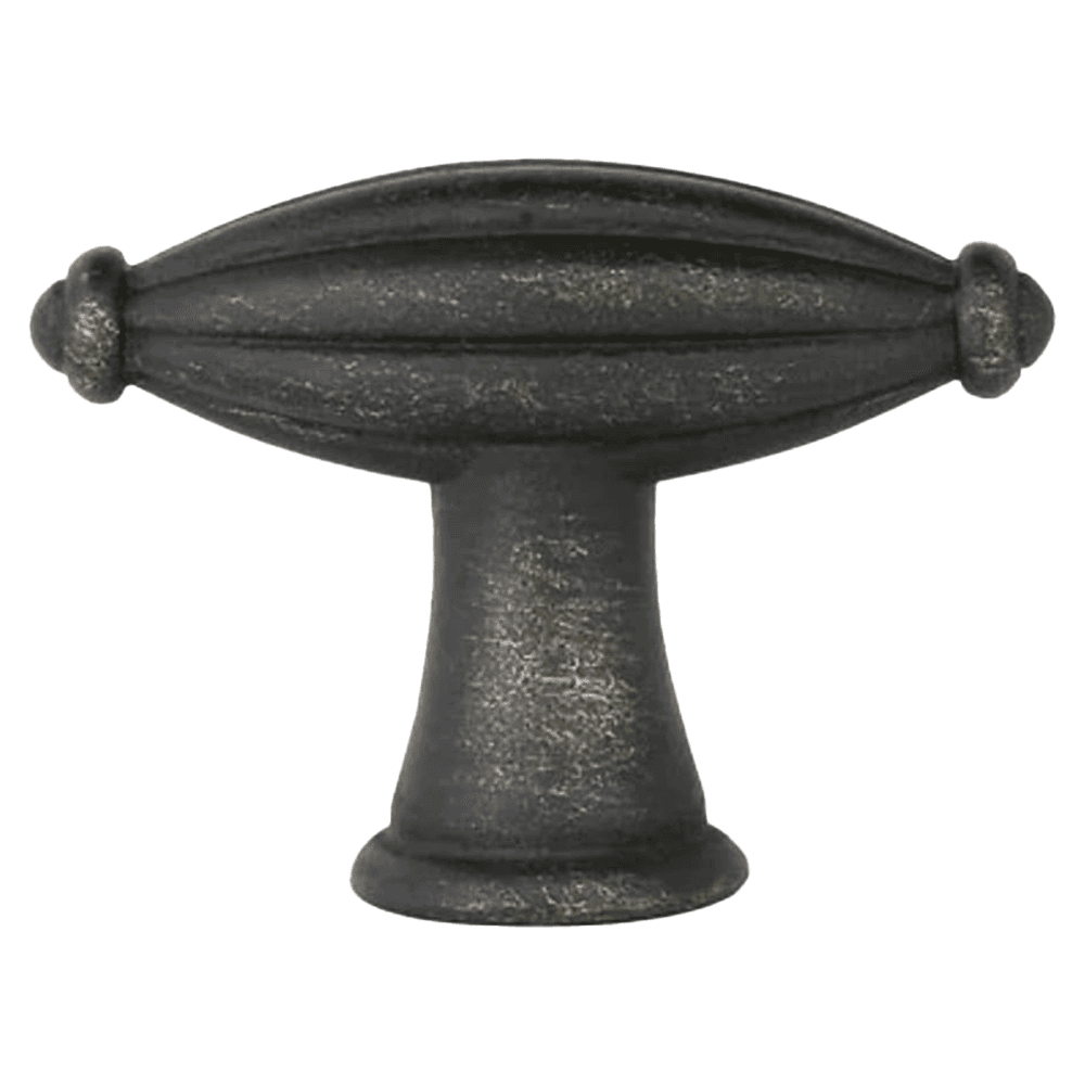 3" Tuscany Bronze Fluted Finger Cabinet Knob, Flat Black Bronze Main - Image