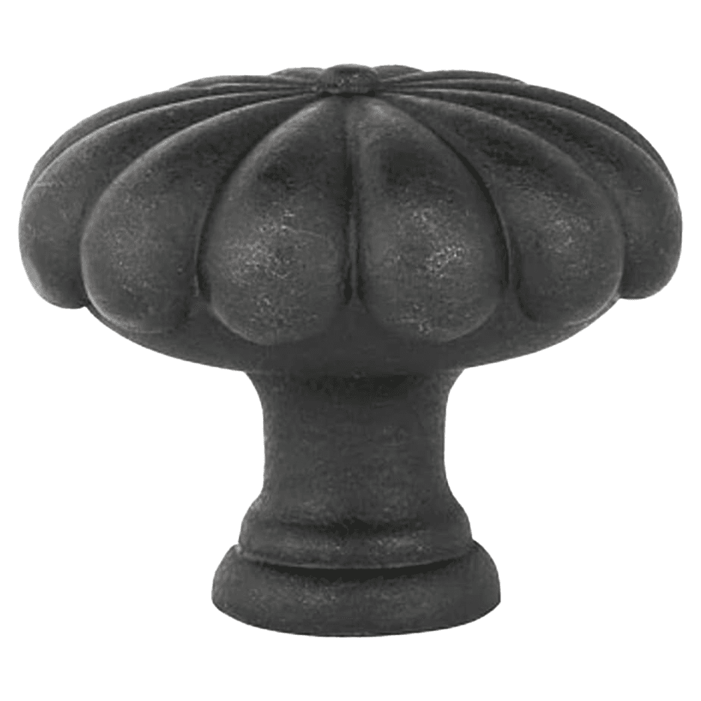 1" Tuscany Bronze Fluted Cabinet Knob, Flat Black Bronze Main - Image