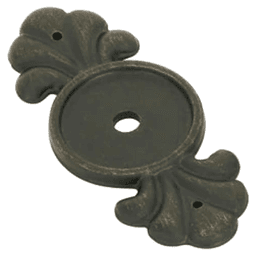 2-1/4" Tuscany Bronze Cabinet Backplate for Knob, Medium Bronze Main - Image