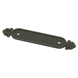 5-3/4" Tuscany Bronze Cabinet Backplate for Pull, Flat Black Bronze Main - Image