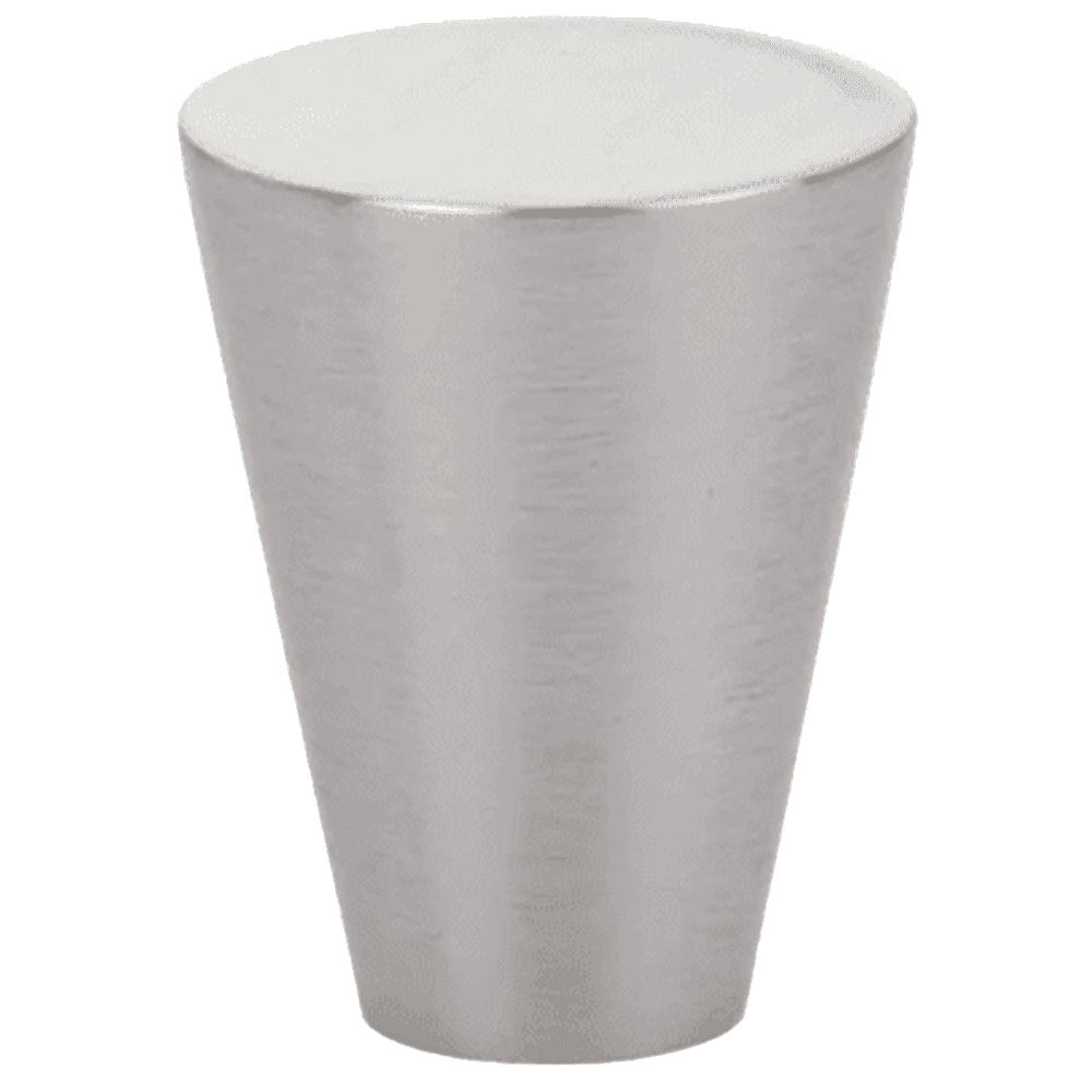 1" Cone Cabinet Knob, Satin Nickel Main - Image