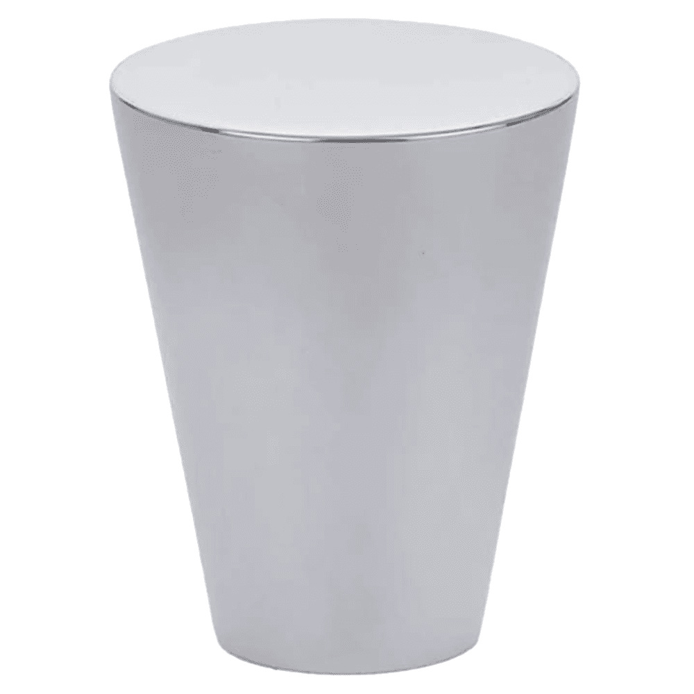 1-1/8" Cone Cabinet Knob, Polished Chrome Main - Image