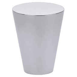 1-1/8" Cone Cabinet Knob, Polished Chrome Main - Image