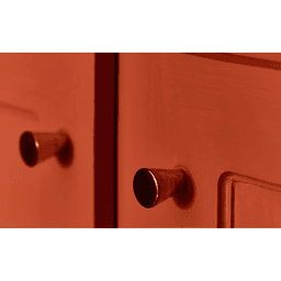 1-1/8" Cone Cabinet Knob, Flat Black Alt 1 - Image