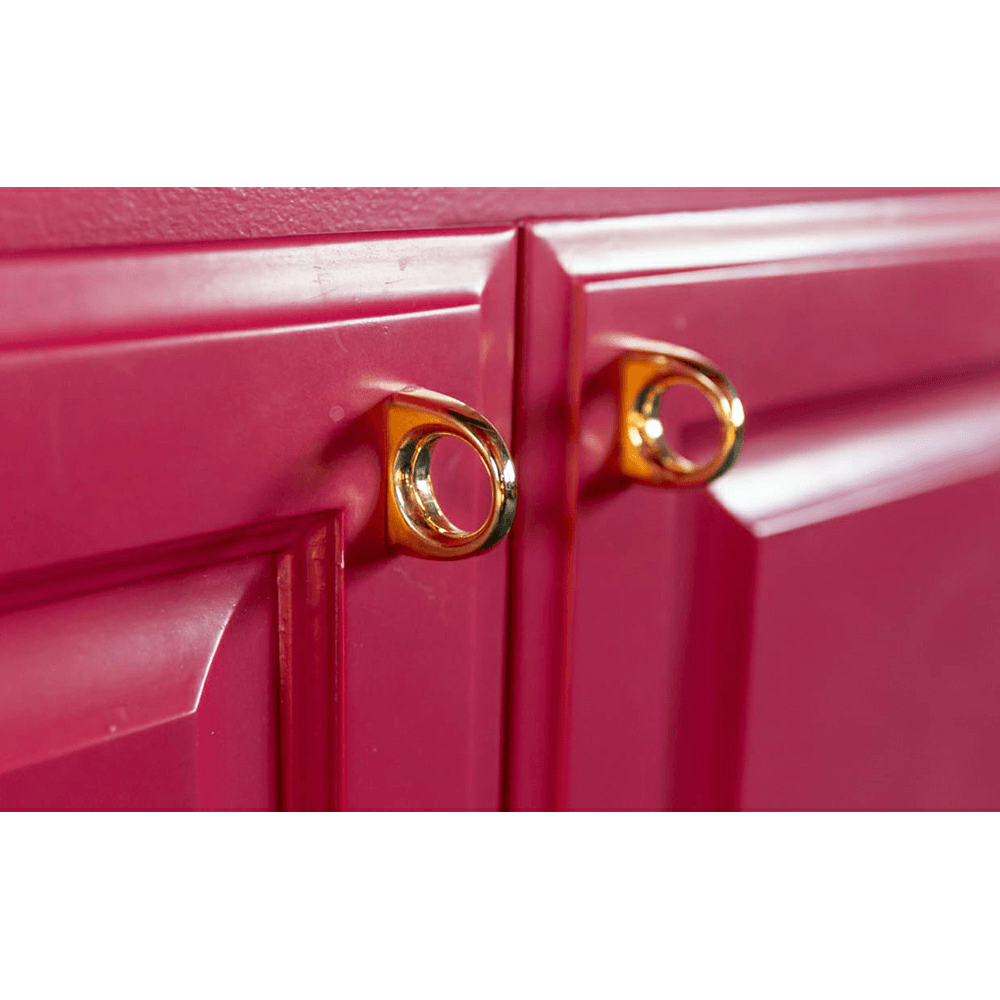 1" Ring Cabinet Knob, Unlacquered Brass Alt 1 - Image
