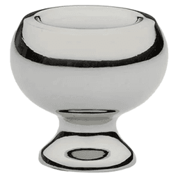 1" Atomic Cabinet Knob, Polished Nickel Main - Image