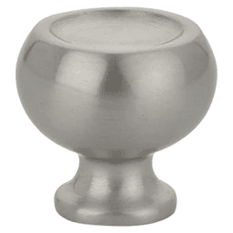 1" Atomic Cabinet Knob, Satin Nickel Main - Image
