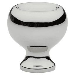 1-1/4" Atomic Cabinet Knob, Polished Nickel Main - Image