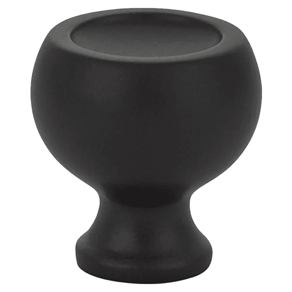 1-5/8" Atomic Cabinet Knob, Flat Black Main - Image