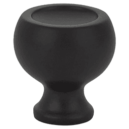 1-5/8" Atomic Cabinet Knob, Flat Black Main - Image