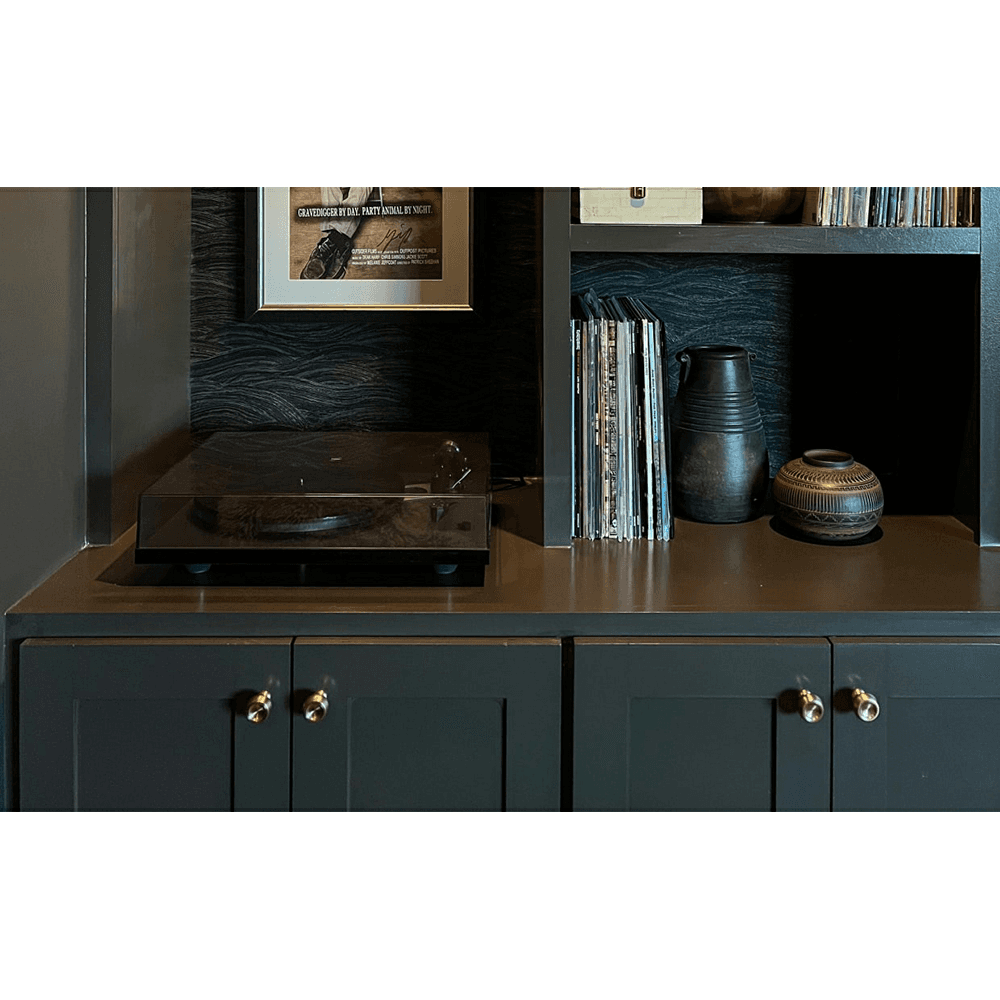1" Atomic Cabinet Knob, Flat Black Alt 1 - Image
