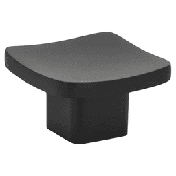 1-1/4" Basin Cabinet Knob, Flat Black Main - Image