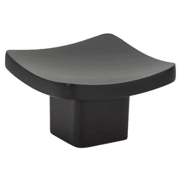 1-5/8" Basin Cabinet Knob, Flat Black Main - Image