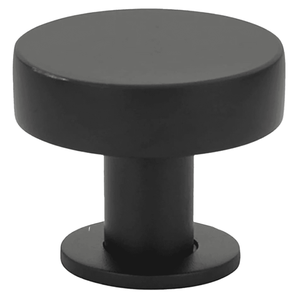1-3/4" Cadet Cabinet Knob, Flat Black Main - Image