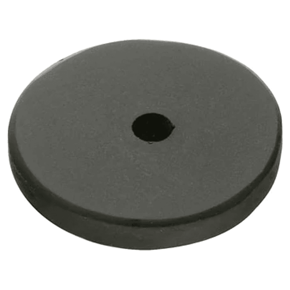 1-1/4" Sandcast Bronze Round Cabinet Backplate for Knob, Tumbled White Bronze Main - Image