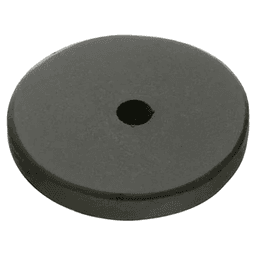1-1/4" Sandcast Bronze Round Cabinet Backplate for Knob, Tumbled White Bronze Main - Image