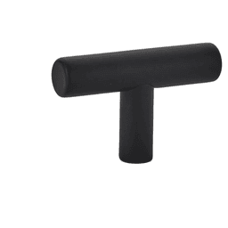 2" Bar Cabinet T-Knob, Flat Black Main - Image