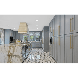 24" Bar Cabinet Pull, Flat Black Alt 2 - Image