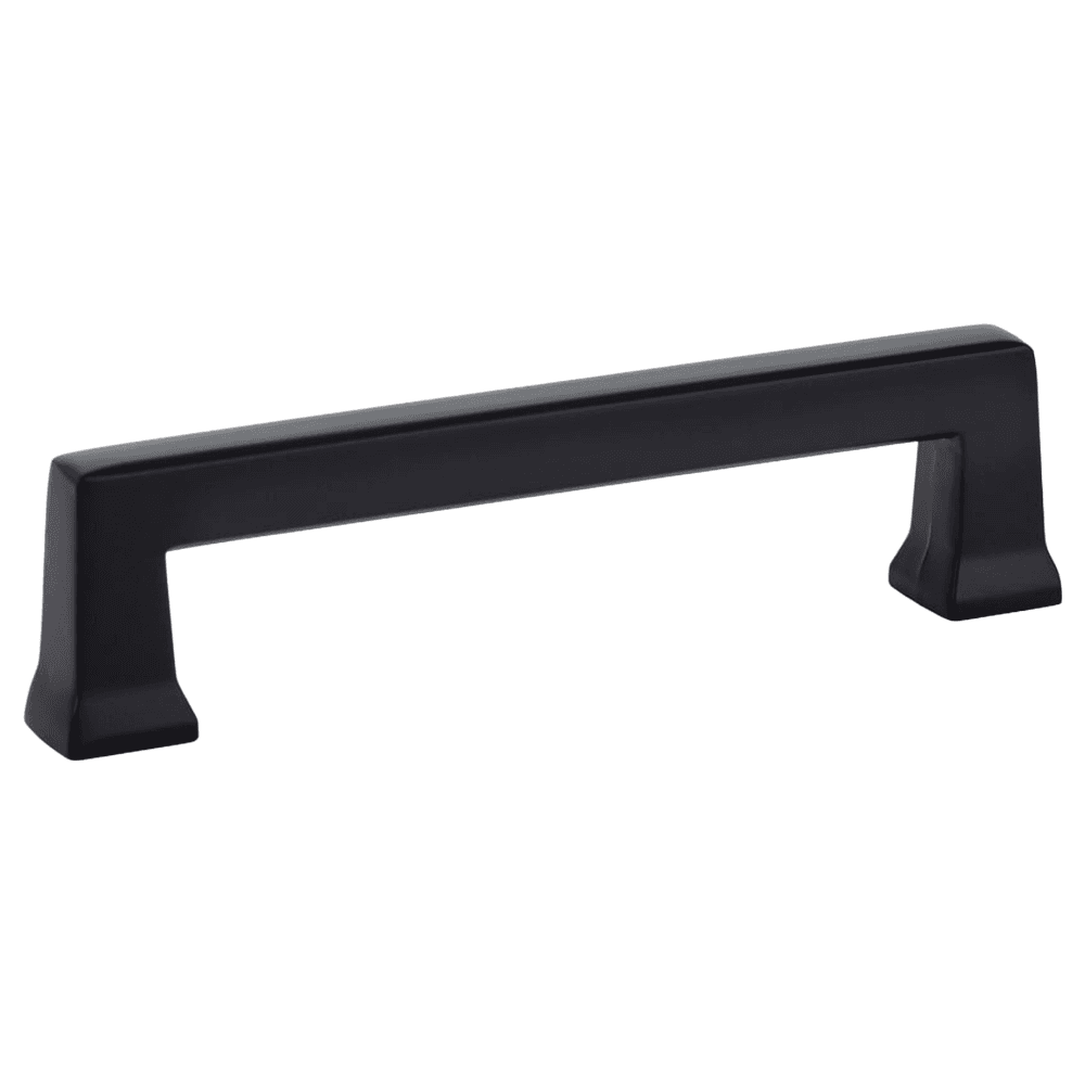 4" Alexander Cabinet Pull, Flat Black Main - Image