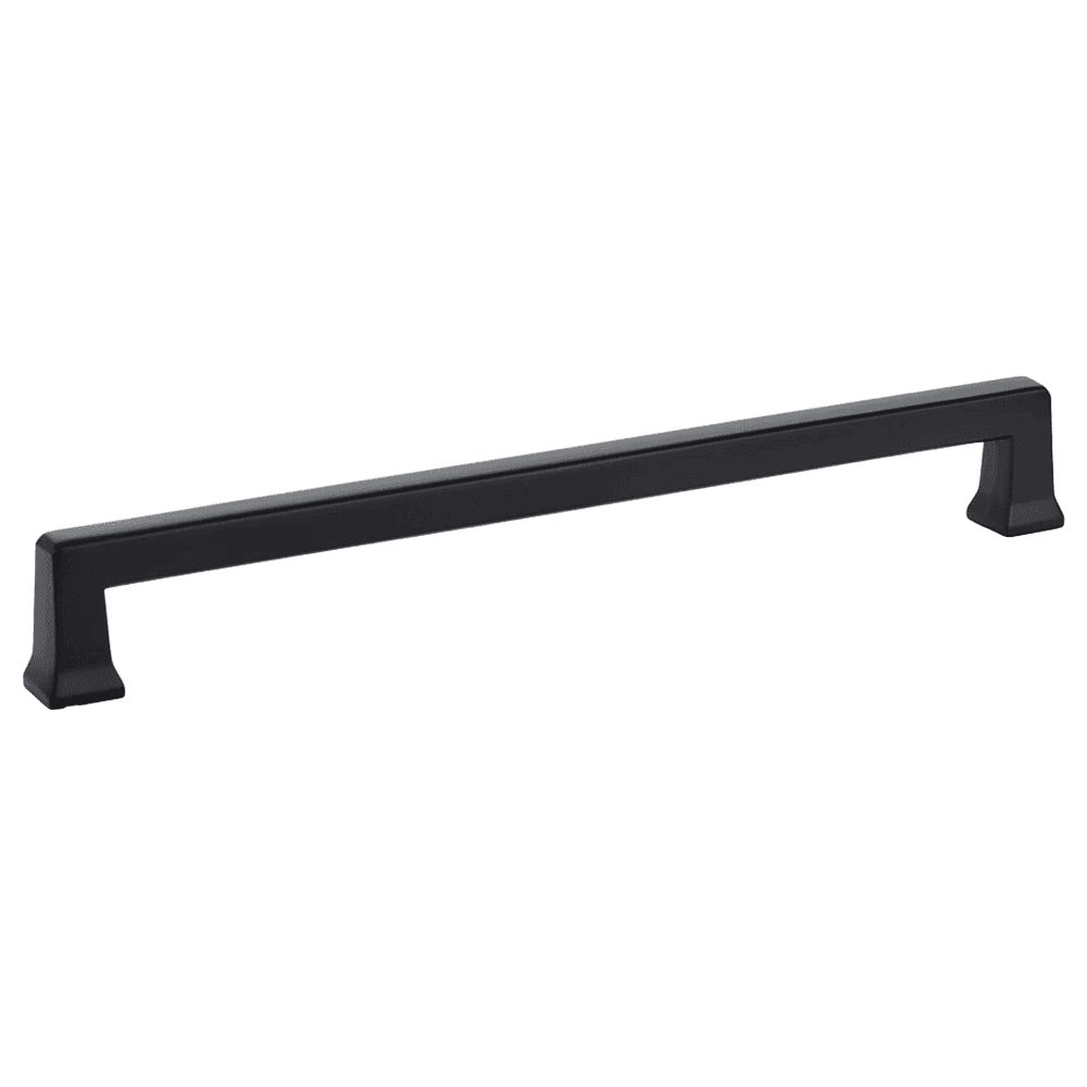 8" Alexander Cabinet Pull, Flat Black Main - Image
